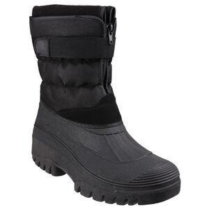 Cotswold Childrens/Kids Chase Wellington Boots / Black